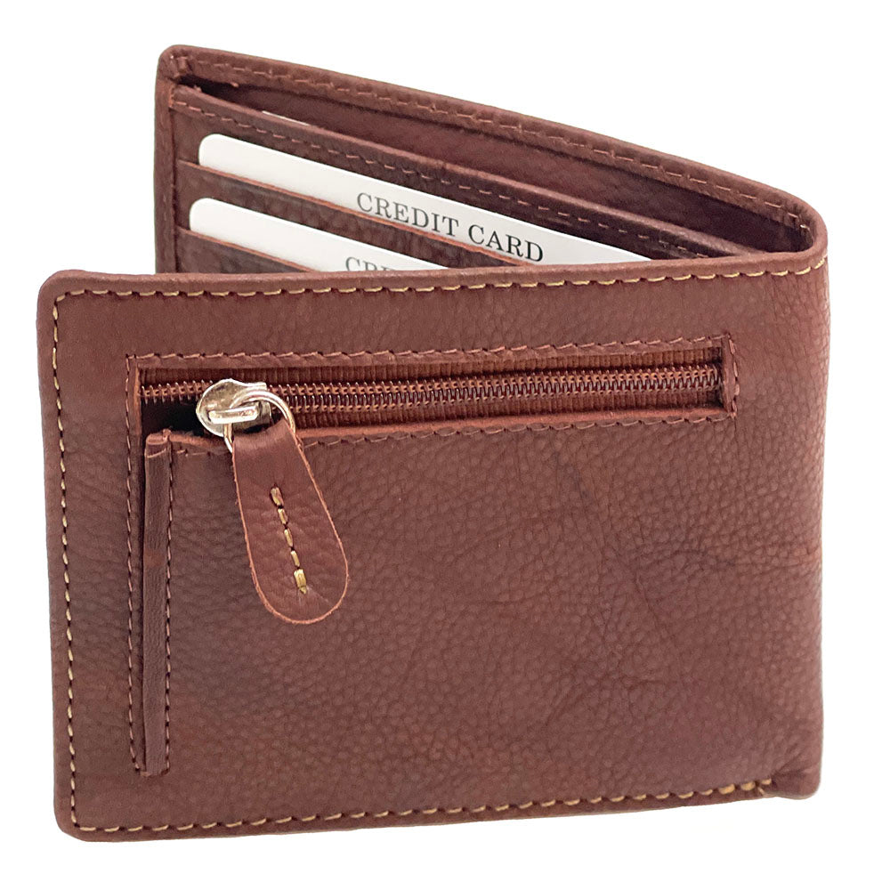 Lino Zip cow leather wallet