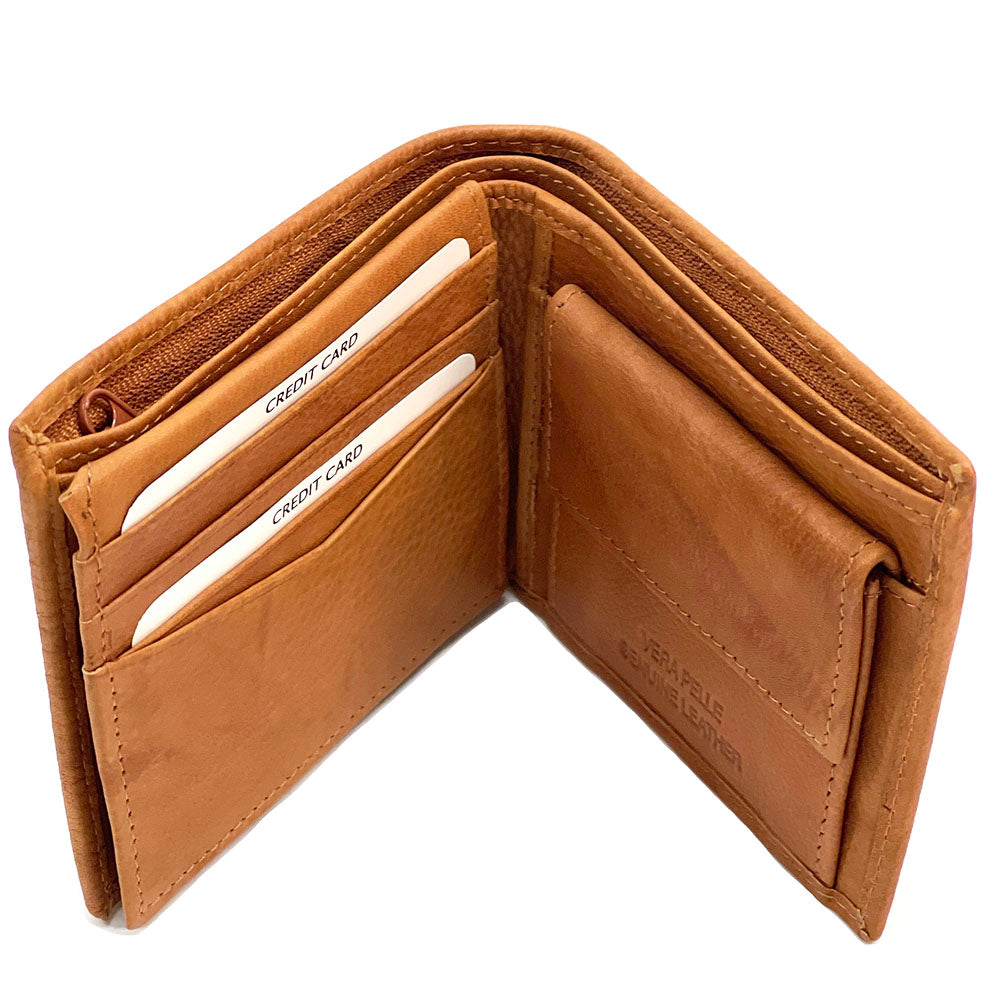 Aaron cow Leather wallet