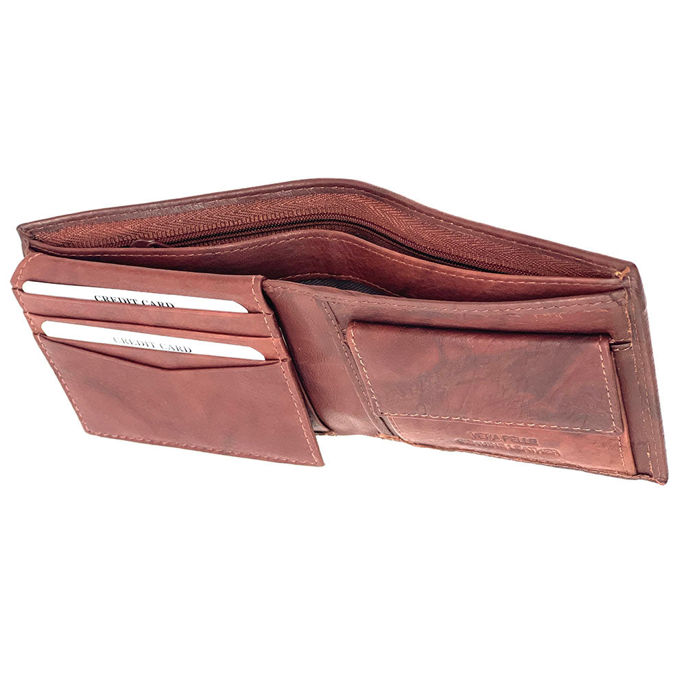 Aaron cow Leather wallet