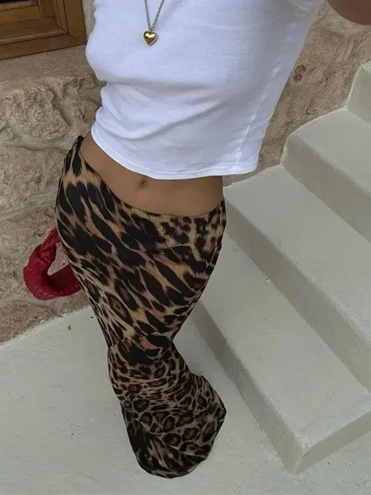 Leopard Print Skirt