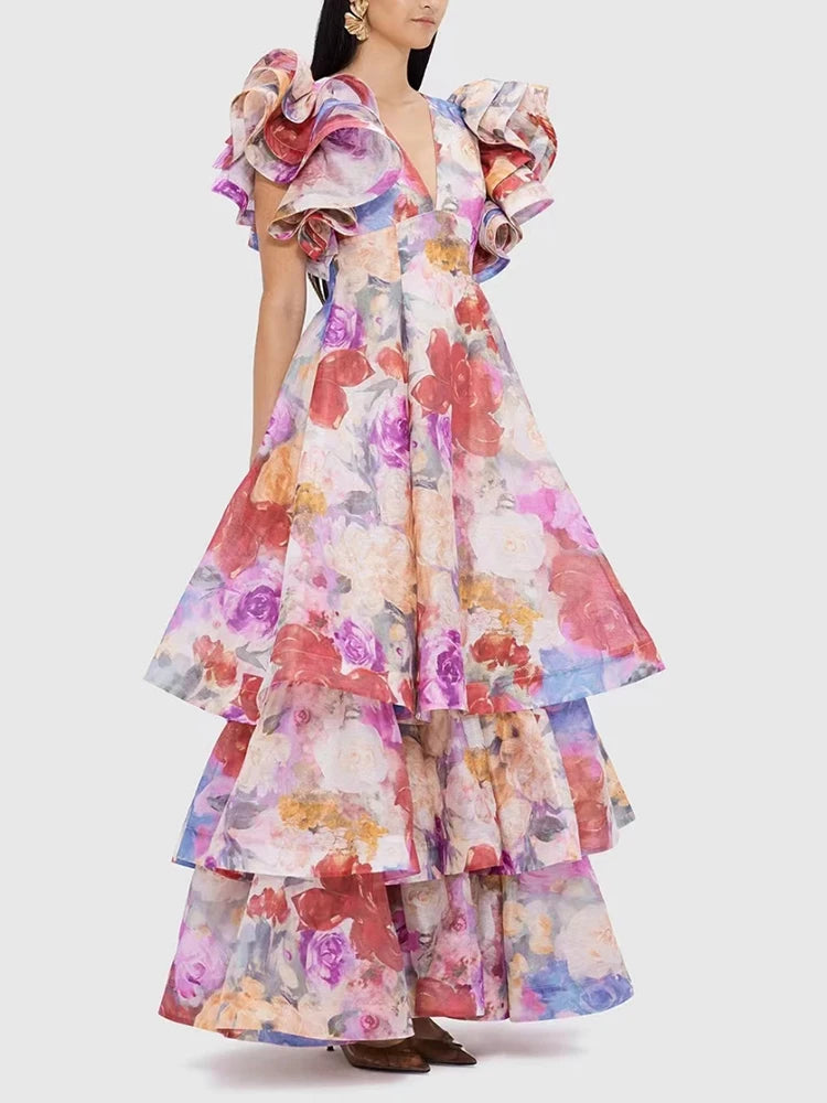 Helena Floral Printing Dress