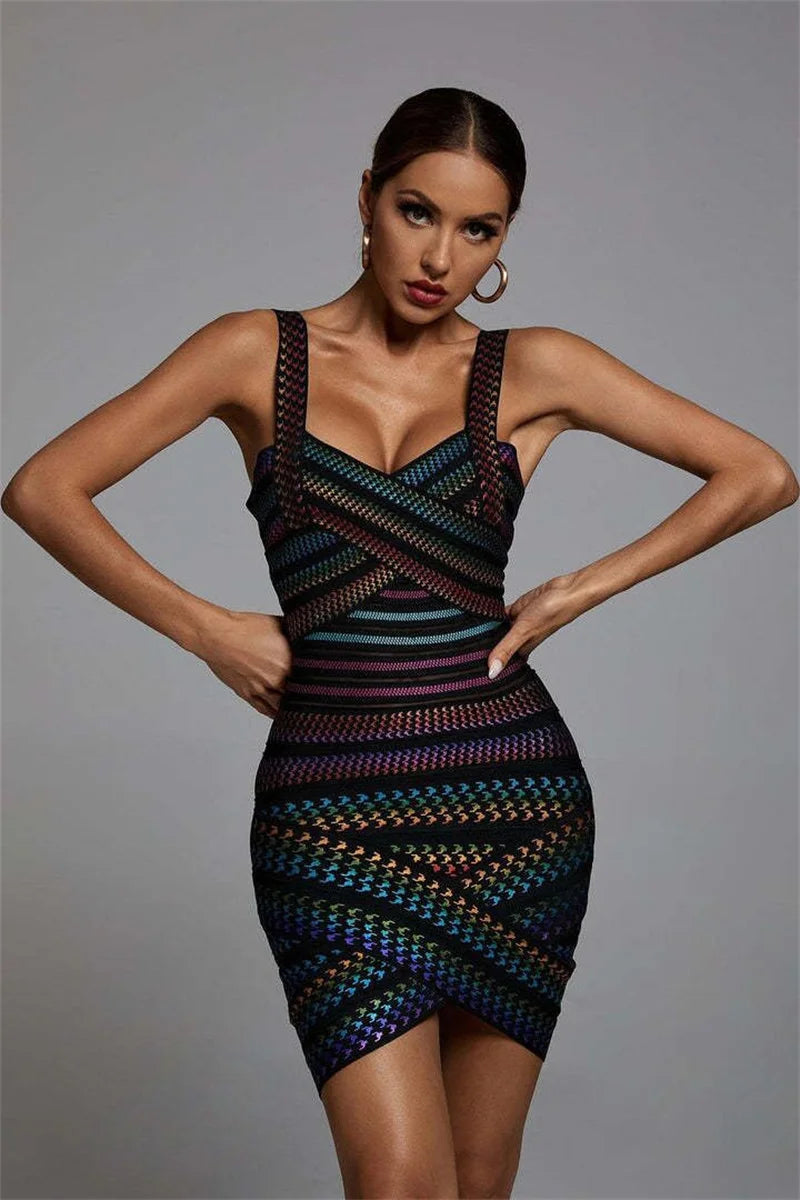 Santina Rayon Bandage Dress