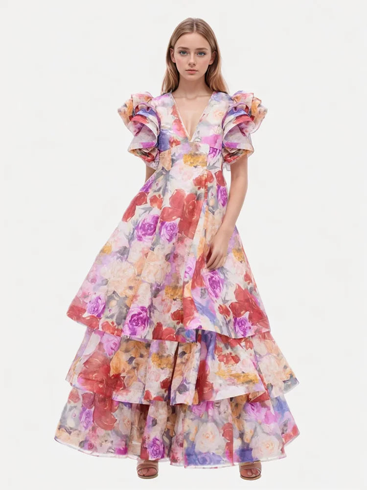 Helena Floral Printing Dress