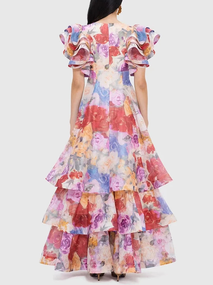 Helena Floral Printing Dress