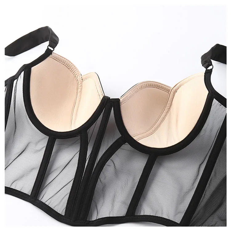 Push Up Transparent Lingerie Shaper Bra