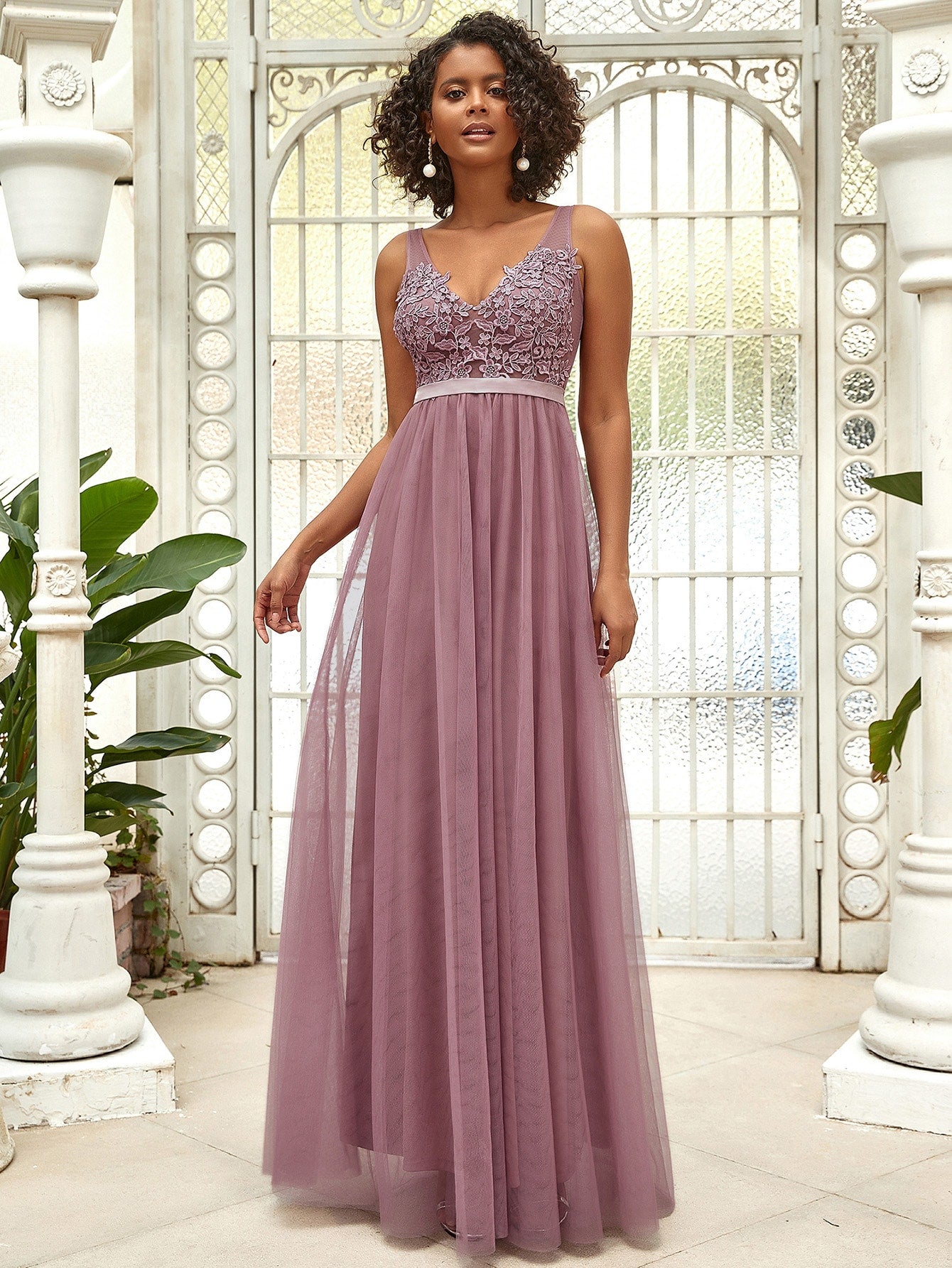 Prom dresses floral embroidery sale