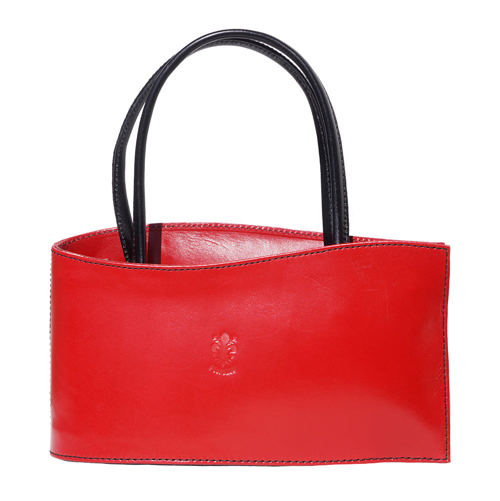 Nano leather handbag