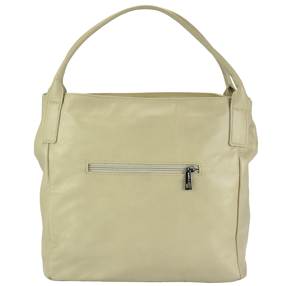 Kentia leather shoulder bag