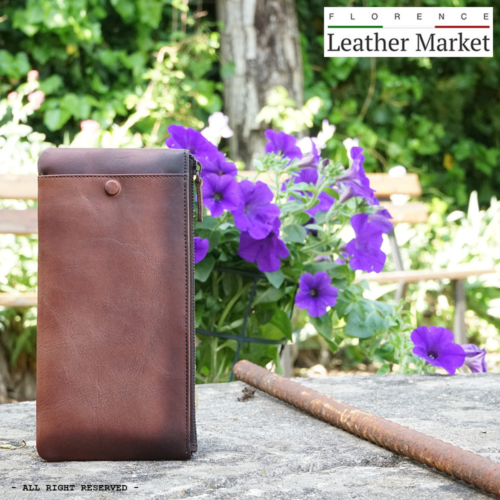 Wallet Adele in vintage leather wallet