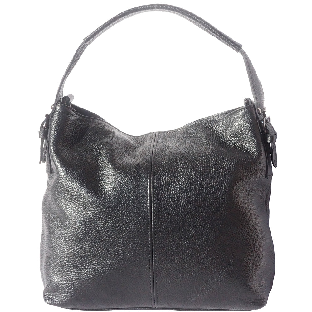 Spontini leather Handbag Colour Black handbag