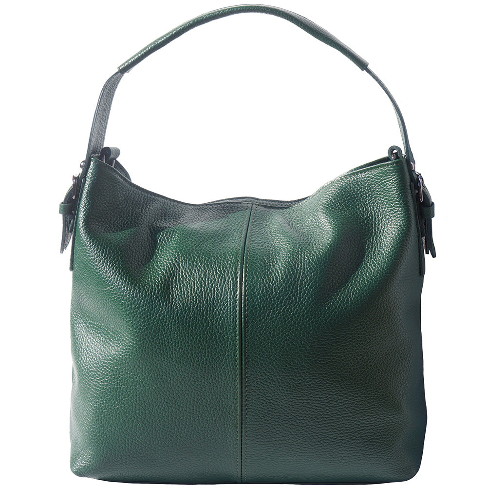 Spontini leather Handbag Colour Dark green handbag