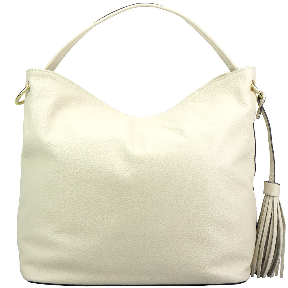 Mazarine leather bag Colour Beige handbag