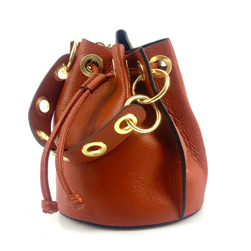 Eileen leather bucket bag