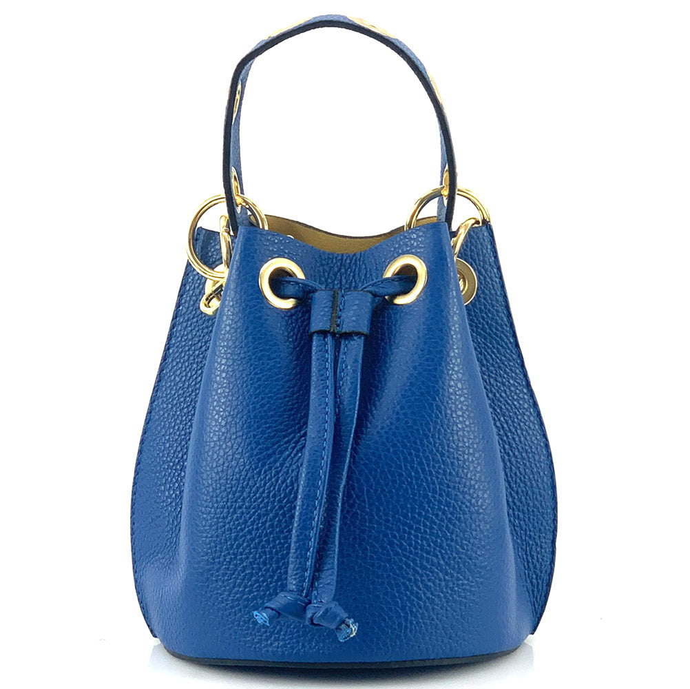 Eileen leather bucket bag handbag