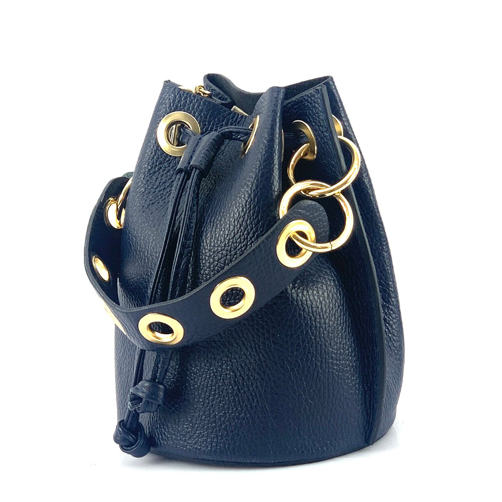 Eileen leather bucket bag handbag