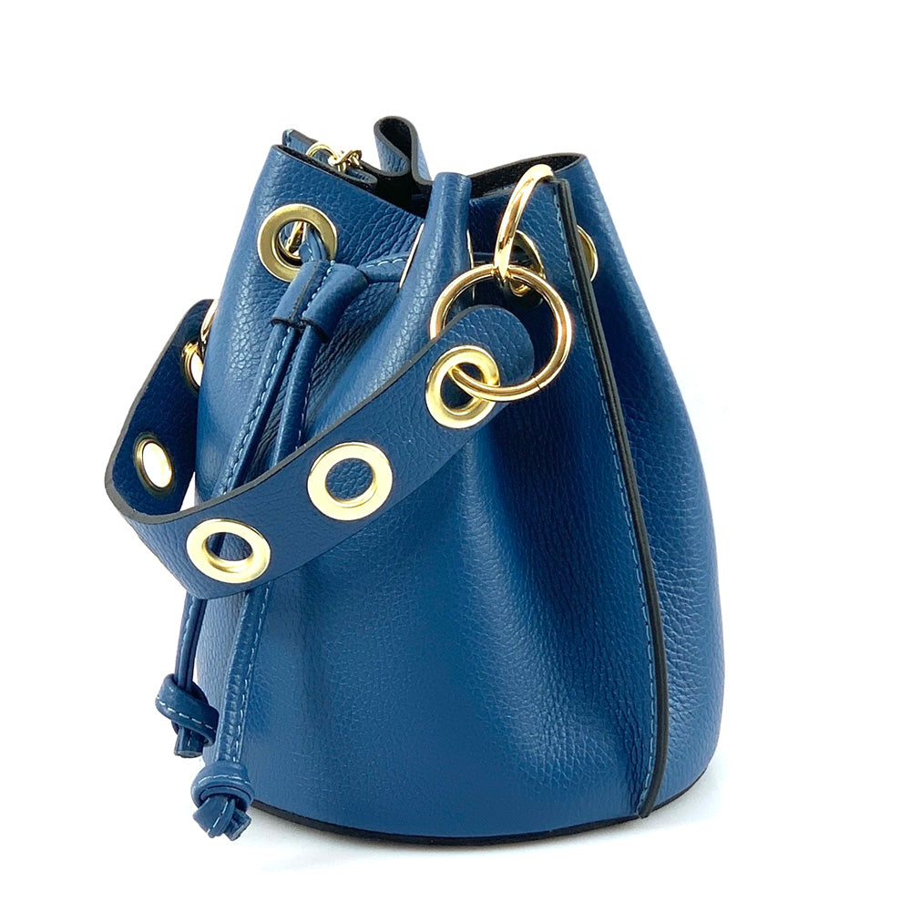 Eileen leather bucket bag