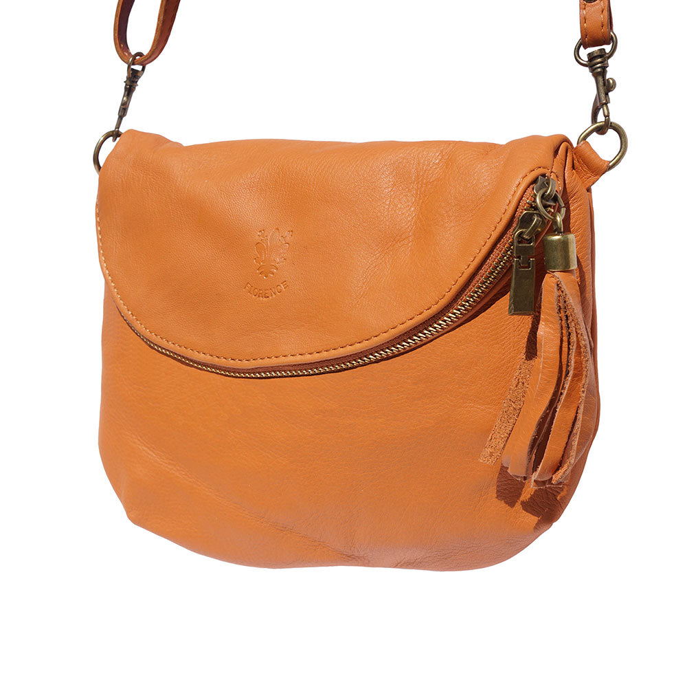 Rachele leather crosso body bag Colour Tan cross body