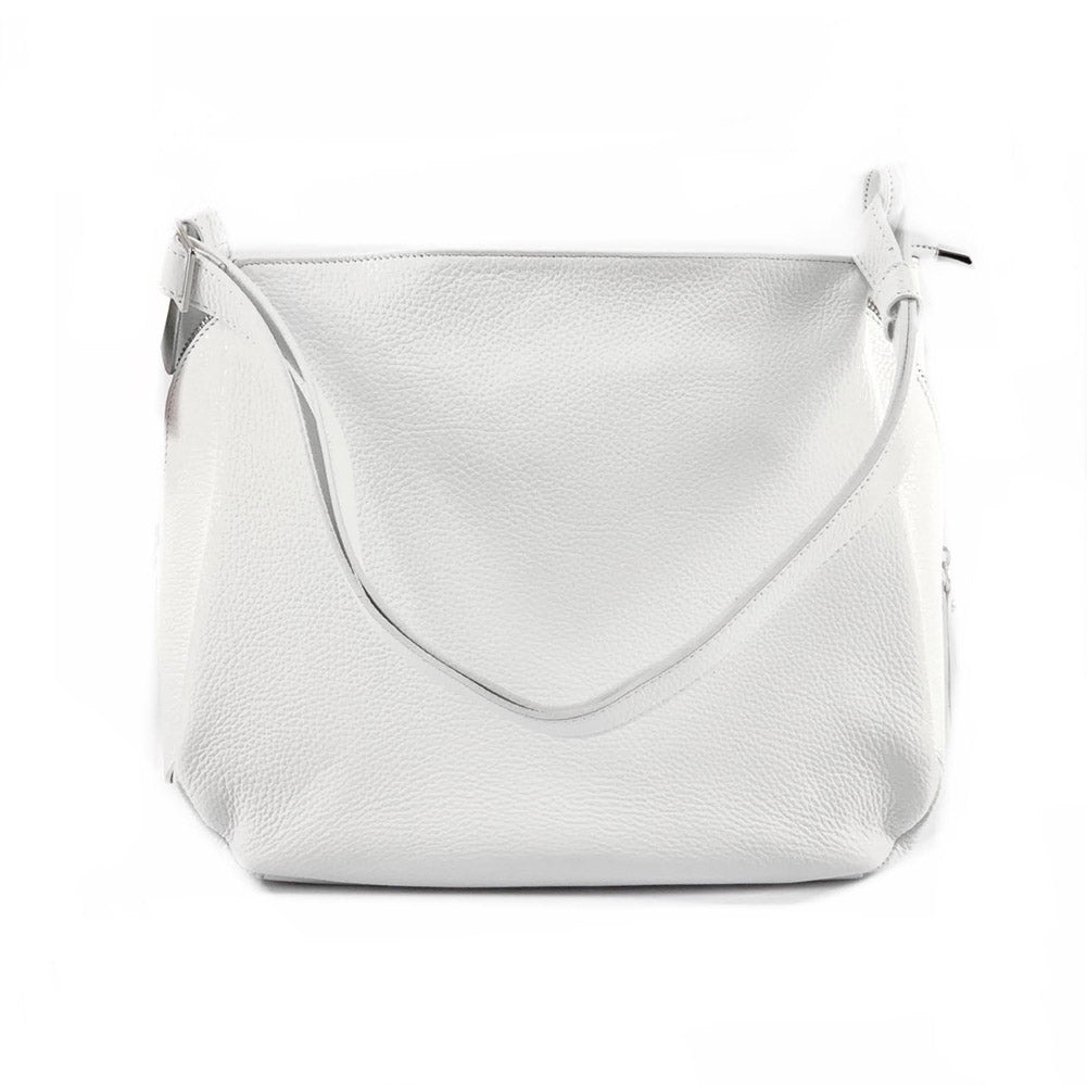 Beatrice leather Handbag Colour White handbag