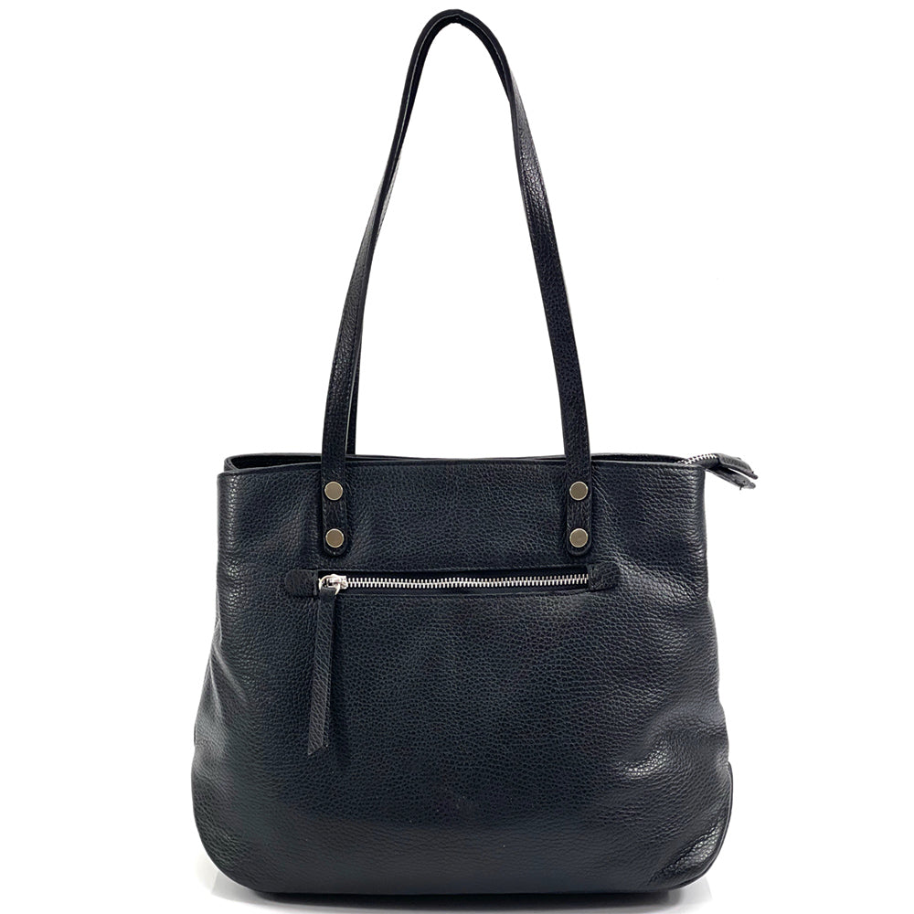 Filomena leather shoulder bag