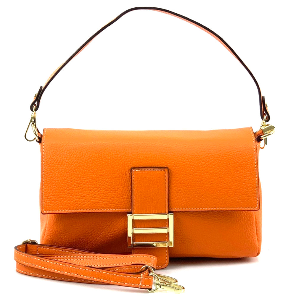 Elisabetta Shoulder calf-skin leather bag