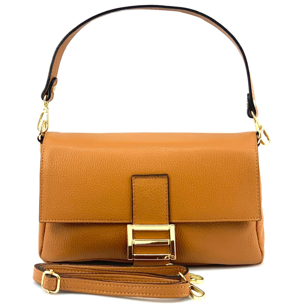 Elisabetta Shoulder calf-skin leather bag