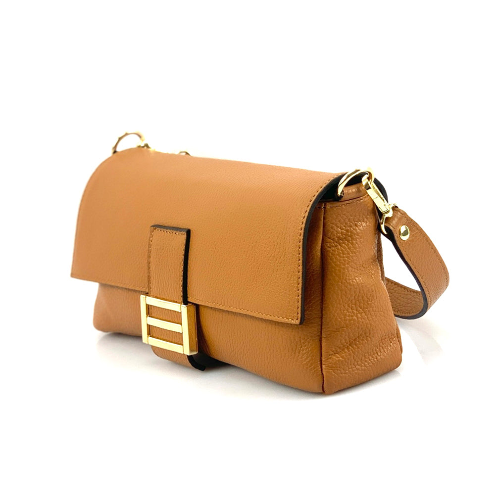 Elisabetta Shoulder calf-skin leather bag