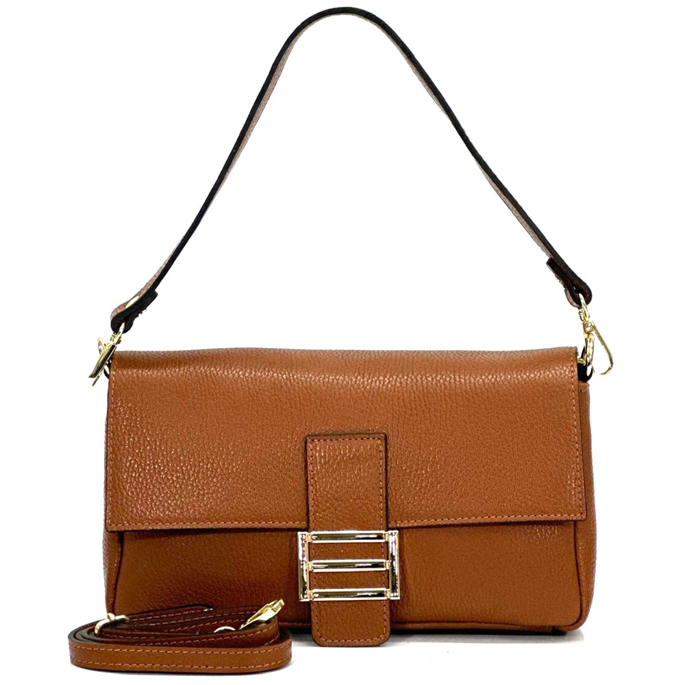 Elisabetta Shoulder calf-skin leather bag