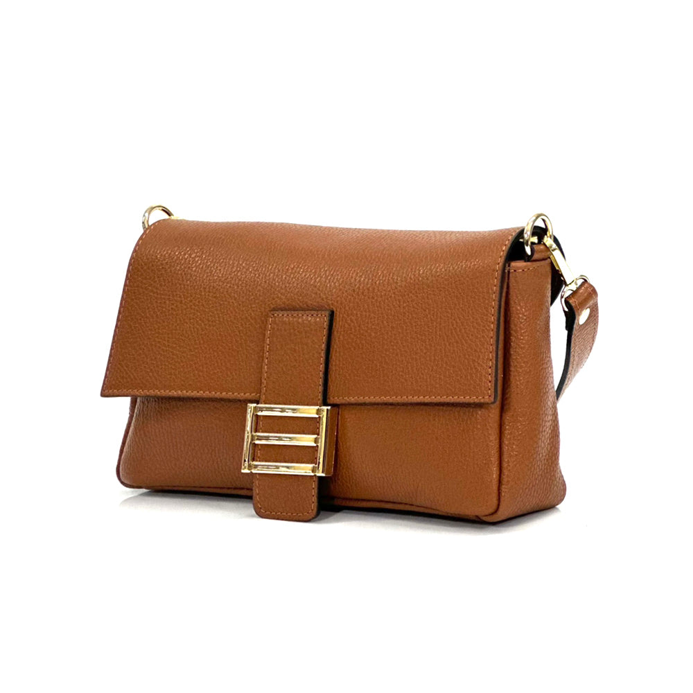 Elisabetta Shoulder calf-skin leather bag