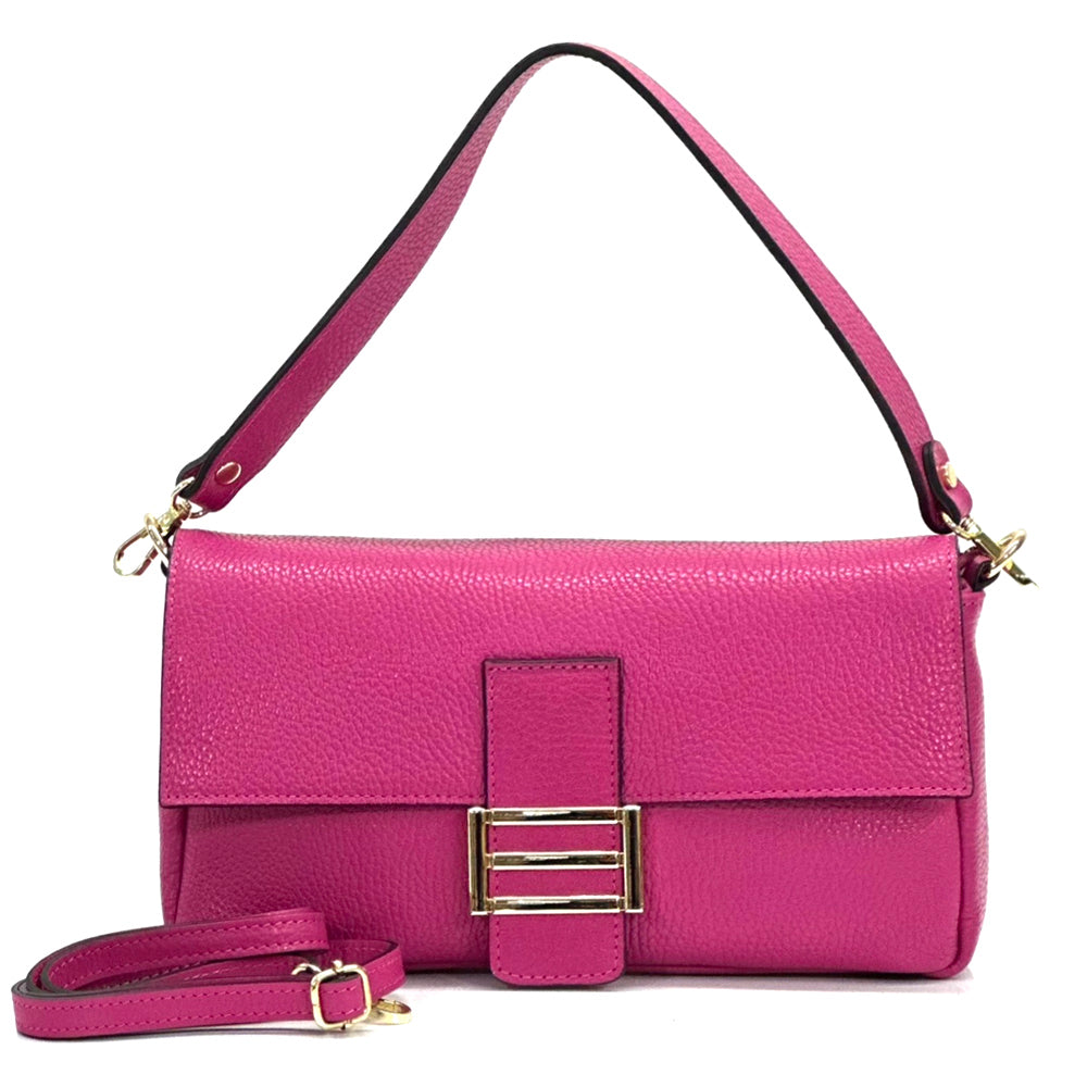 Elisabetta Shoulder calf-skin leather bag