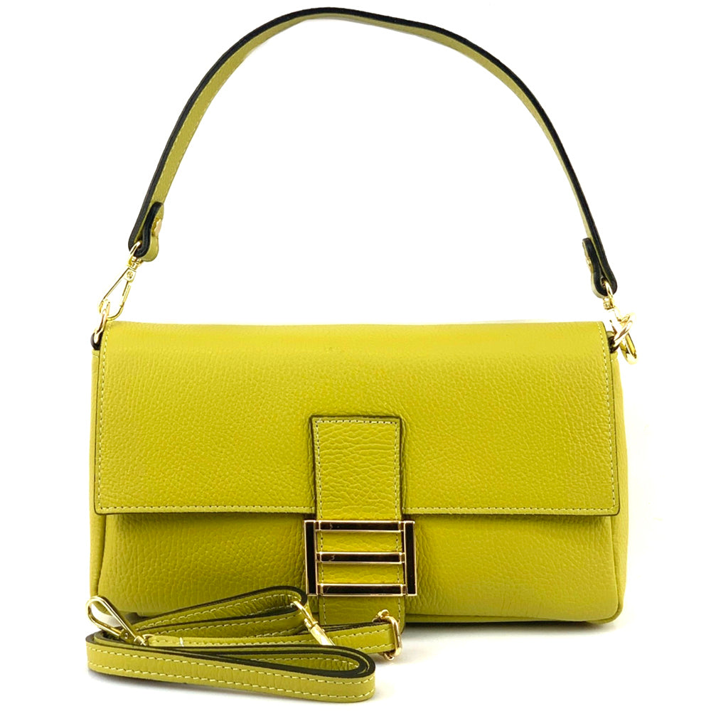 Elisabetta Shoulder calf-skin leather bag