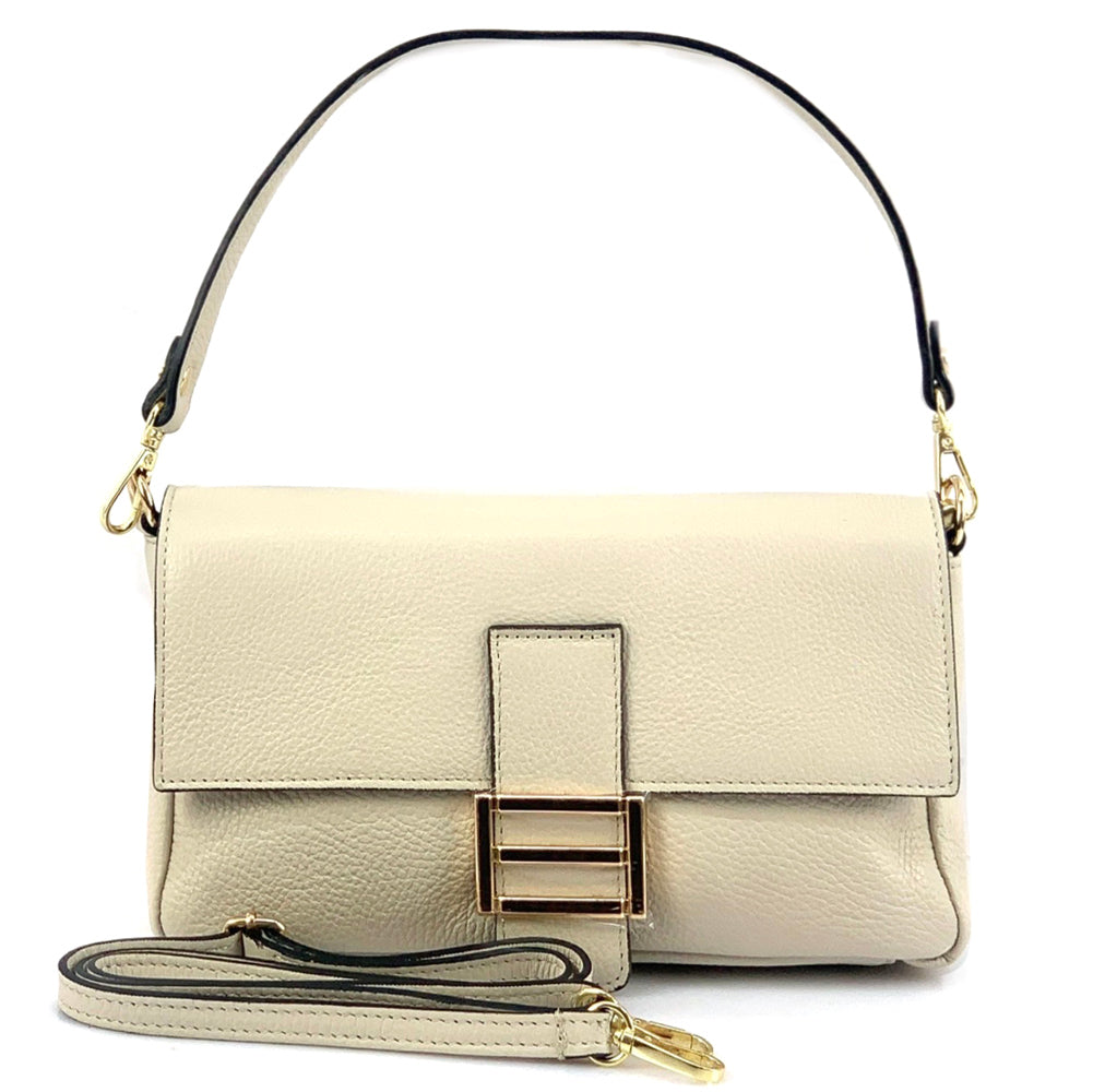 Elisabetta Shoulder calf-skin leather bag