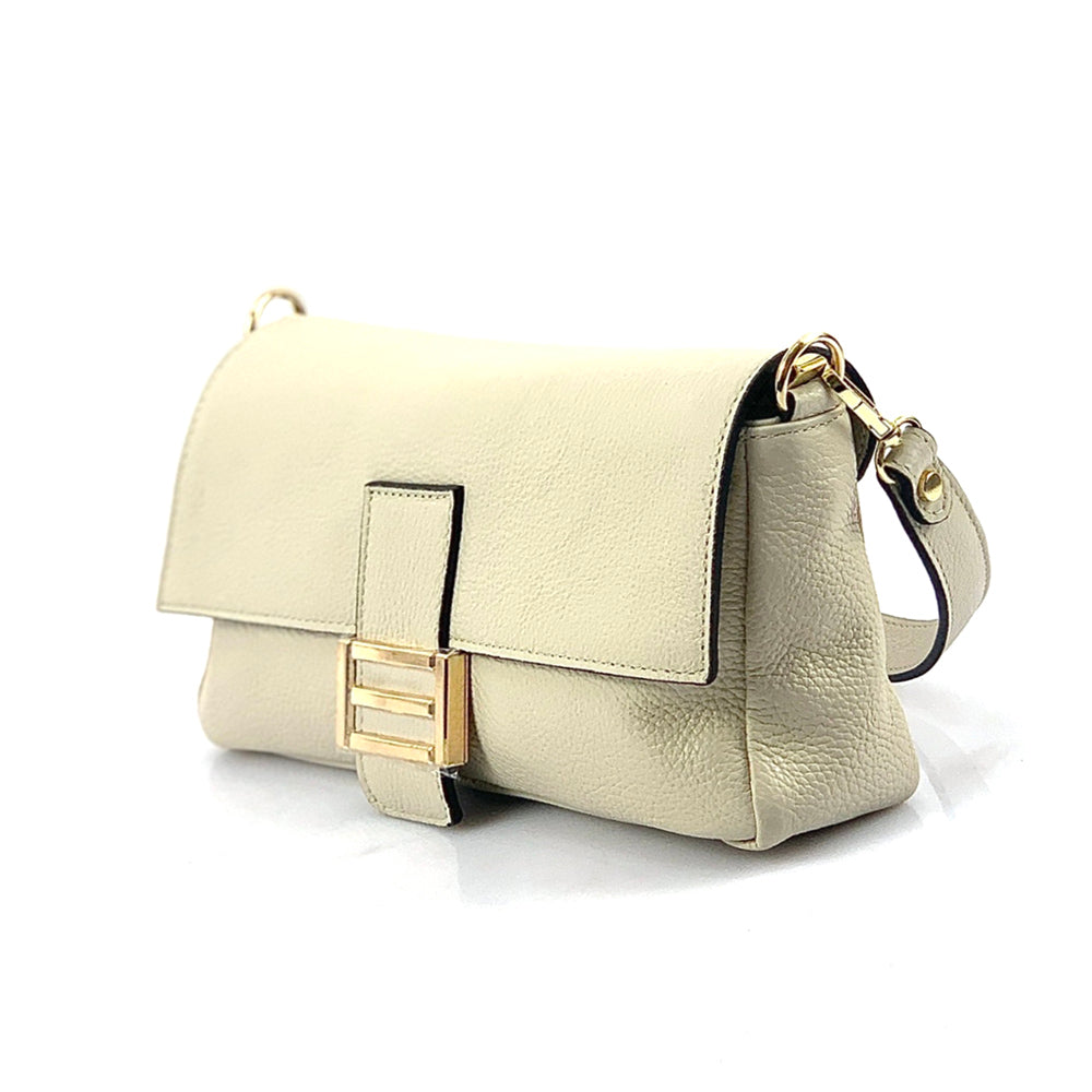 Elisabetta Shoulder calf-skin leather bag