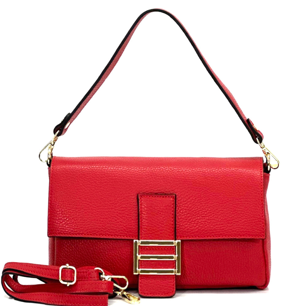 Elisabetta Shoulder calf-skin leather bag