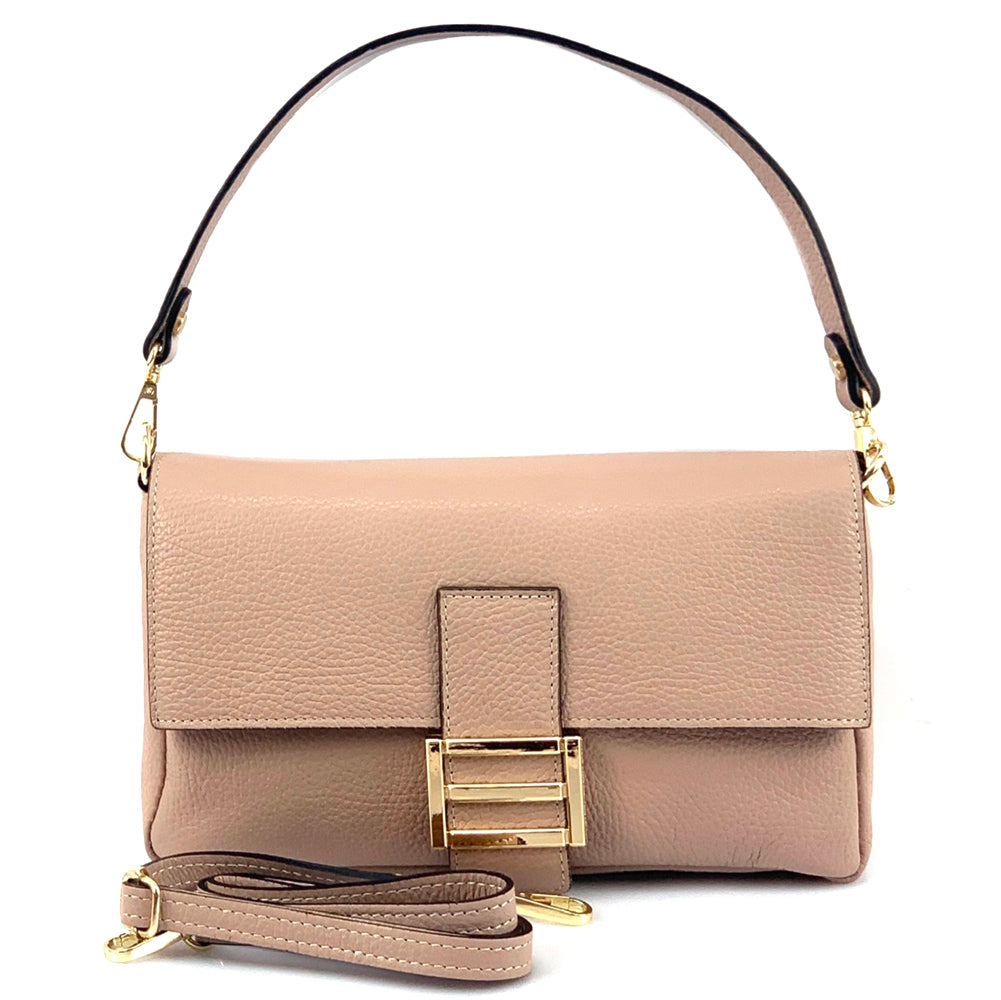 Elisabetta Shoulder calf-skin leather bag