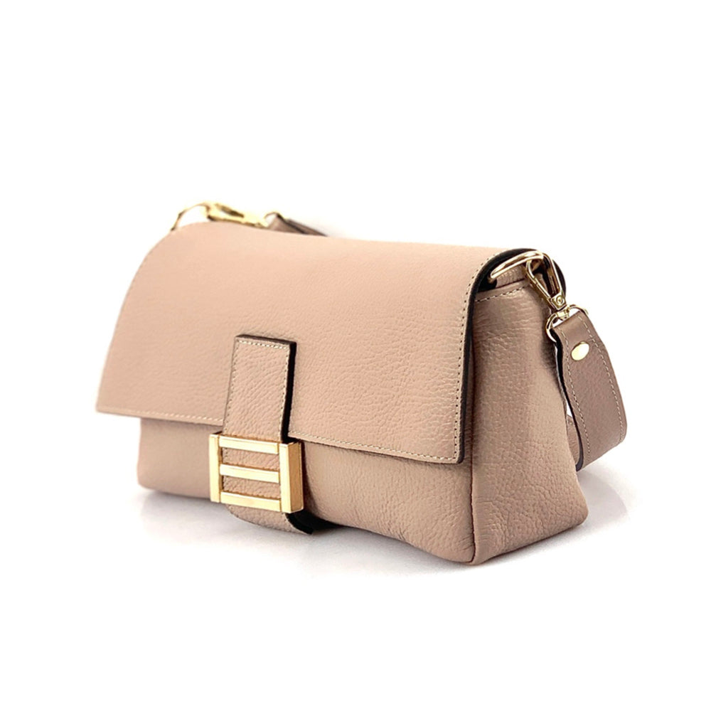 Elisabetta Shoulder calf-skin leather bag