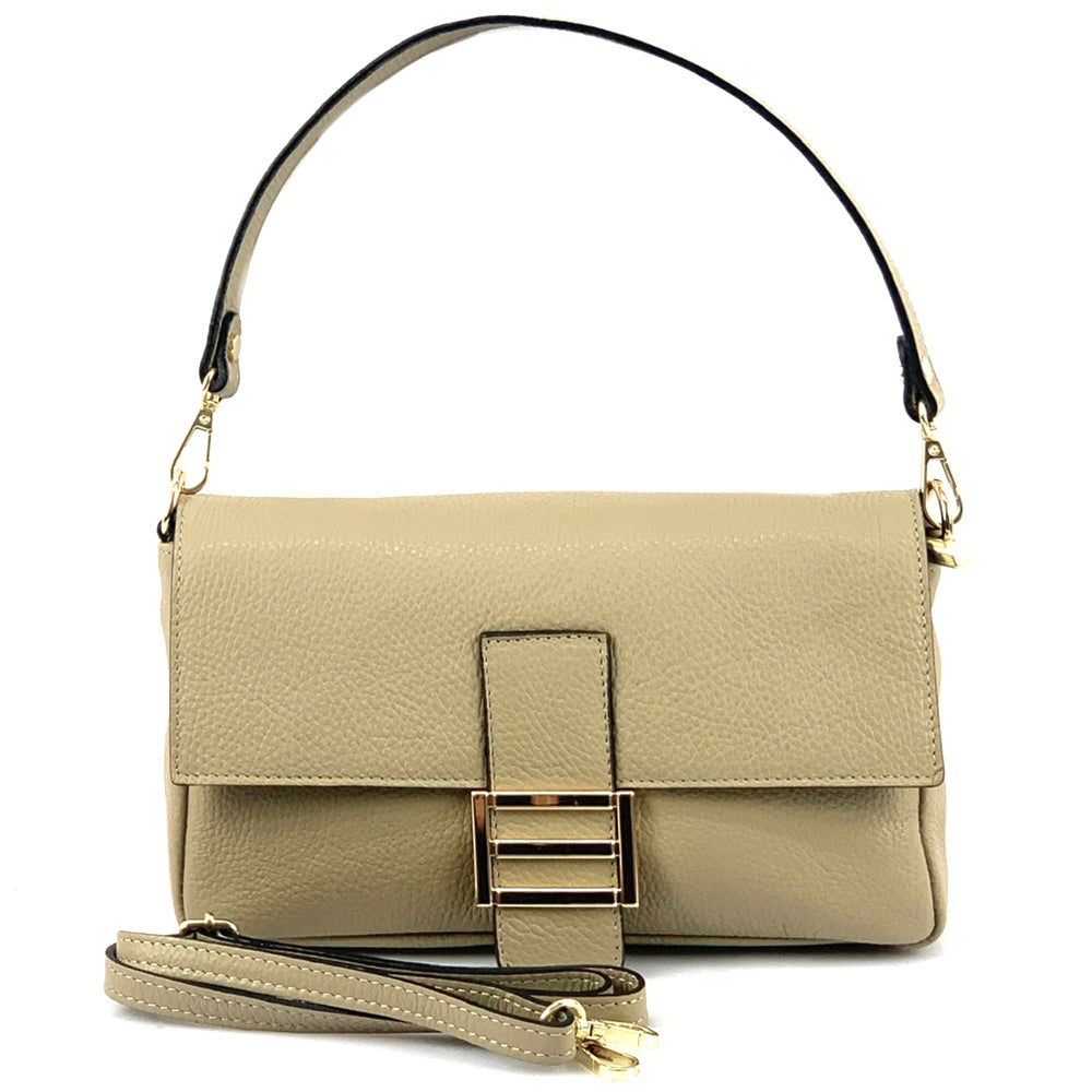 Elisabetta Shoulder calf-skin leather bag