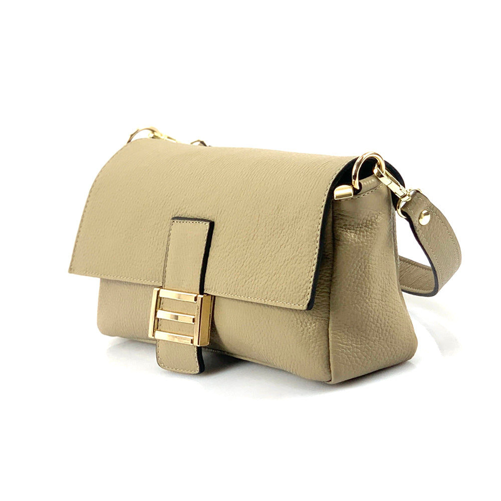 Elisabetta Shoulder calf-skin leather bag