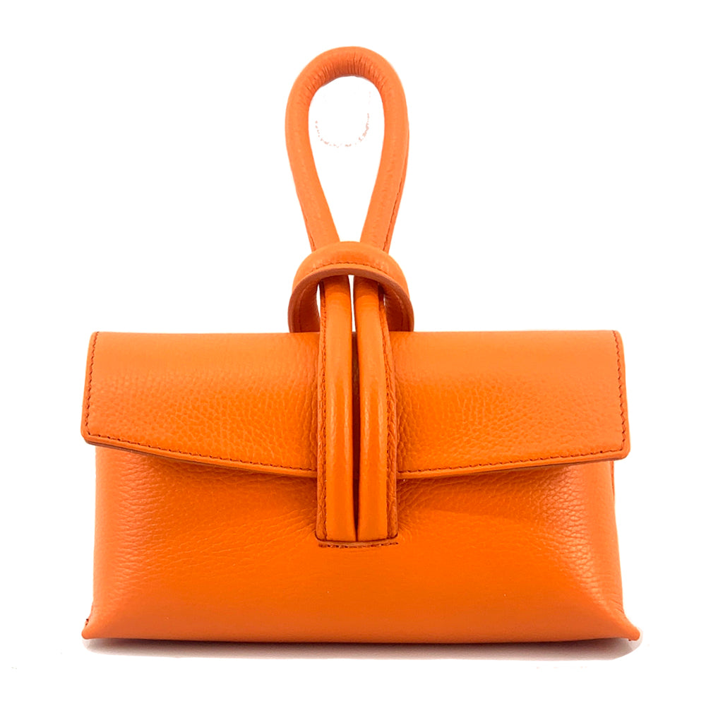 Rosita Leather Handbag Colour Orange handbag