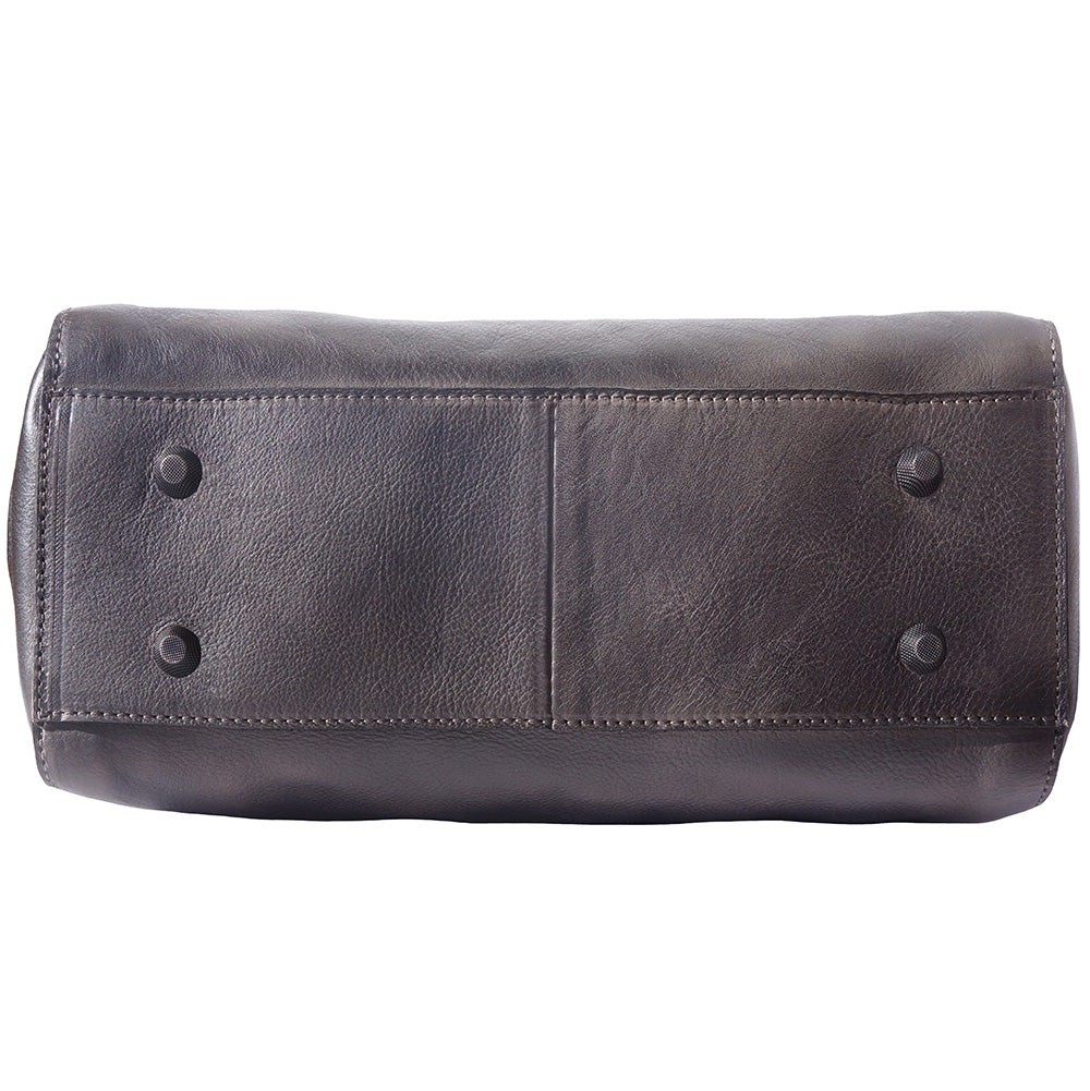 Peekaboo leather-handbag