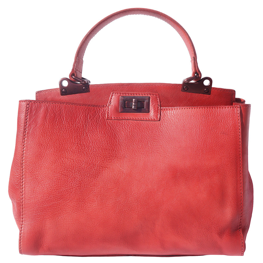 Peekaboo leather-handbag