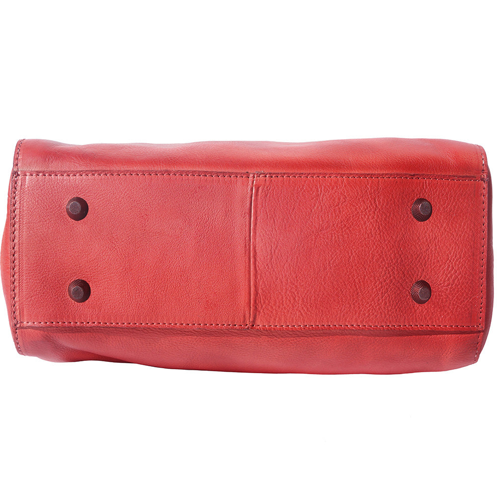 Peekaboo leather-handbag