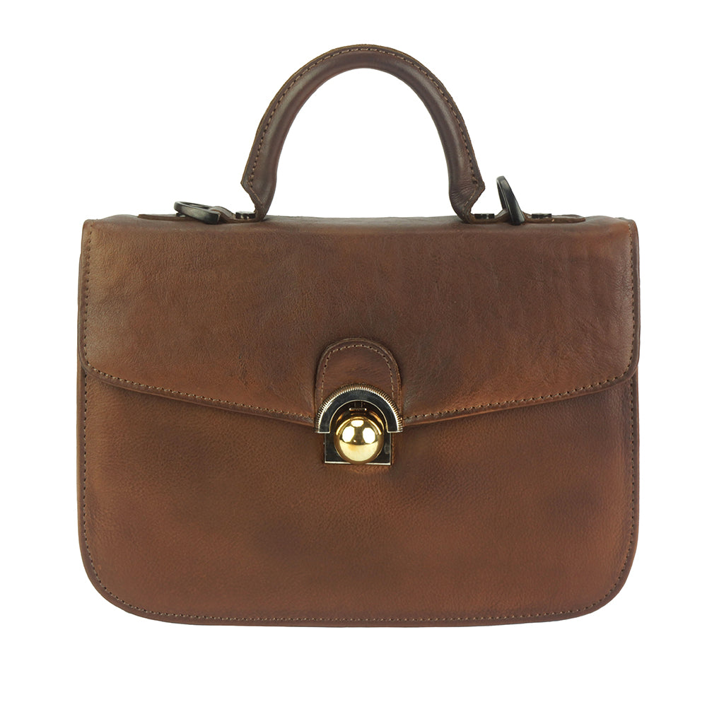 Very Leather Hand-bag Colour Brown handbag