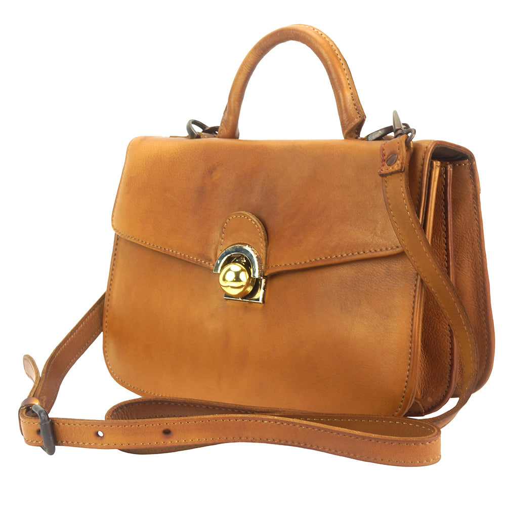 Very GM Leather Hand-bag handbag