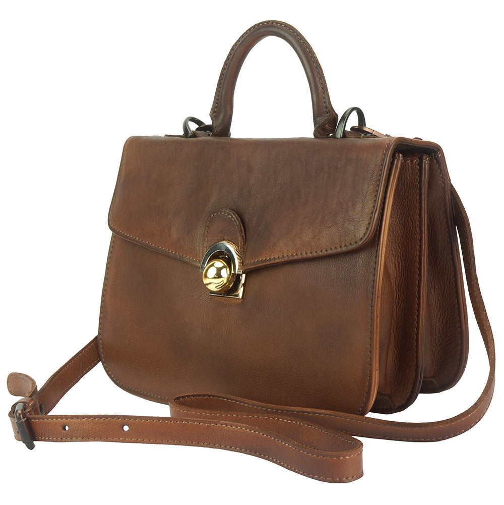 Very GM Leather Hand-bag handbag