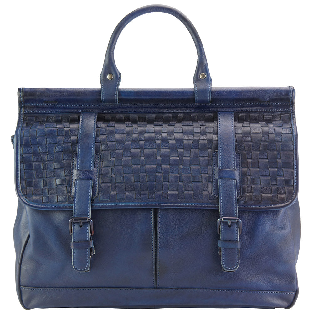 Florine leather handbag Colour Dark blue handbag