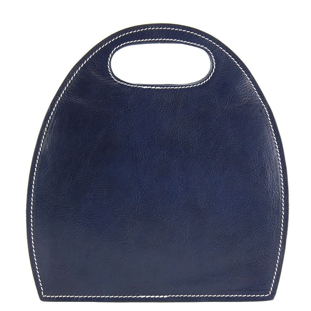 Samantha leather handbag Colour Dark blue handbag