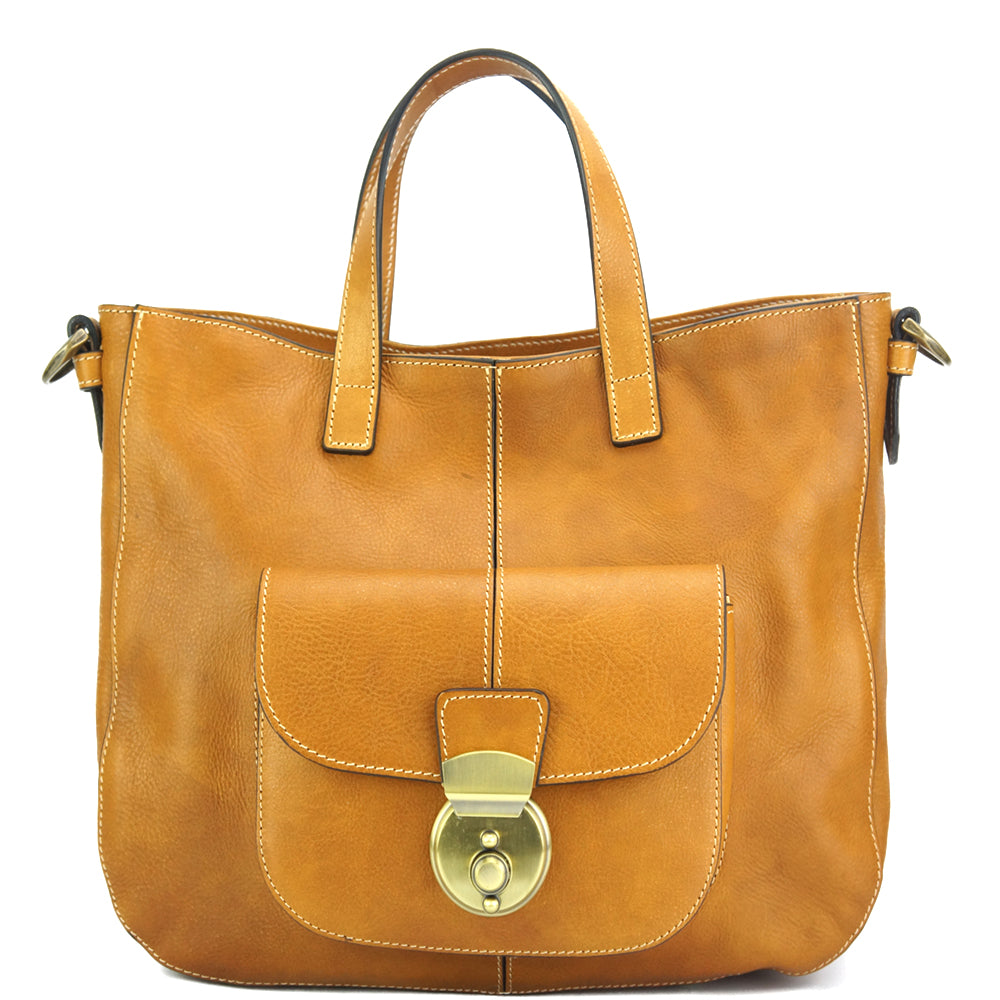 Duomo leather shoulder bag