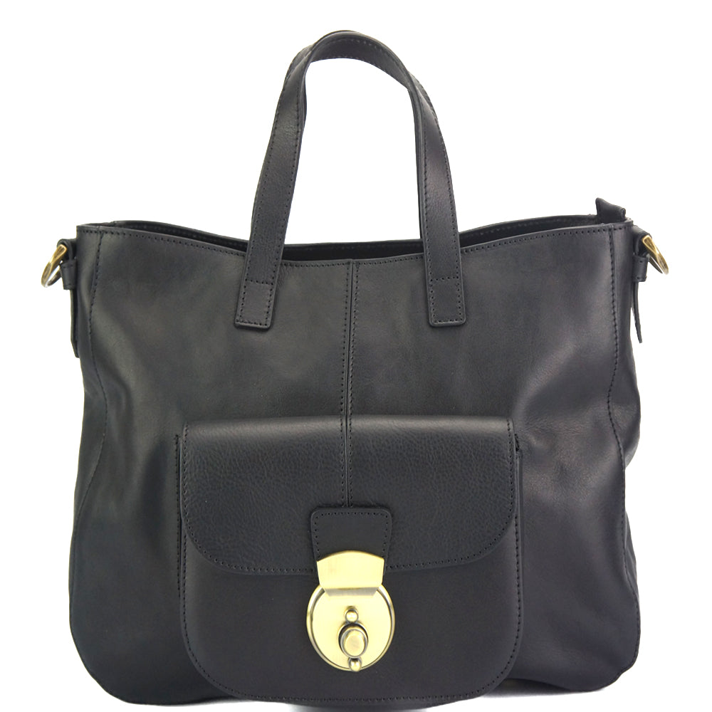 Duomo leather shoulder bag