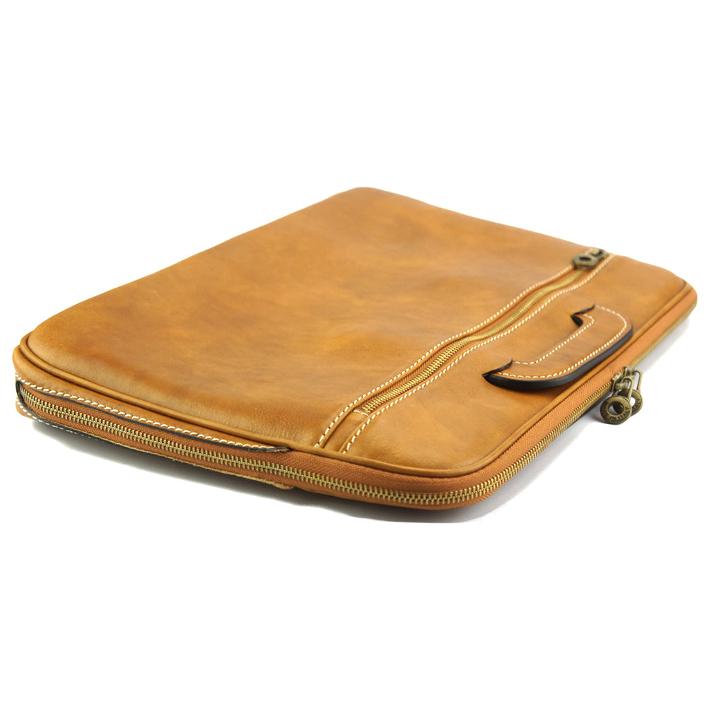 Porte-Documents Jour in Italian Vacchetta leather briefcase