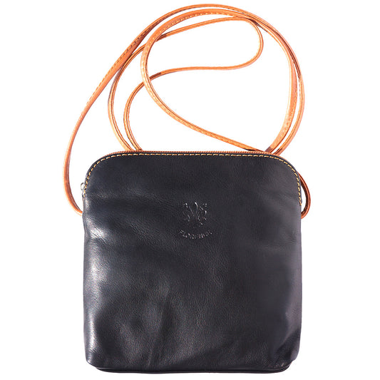 Mia leather unisex cross body bag